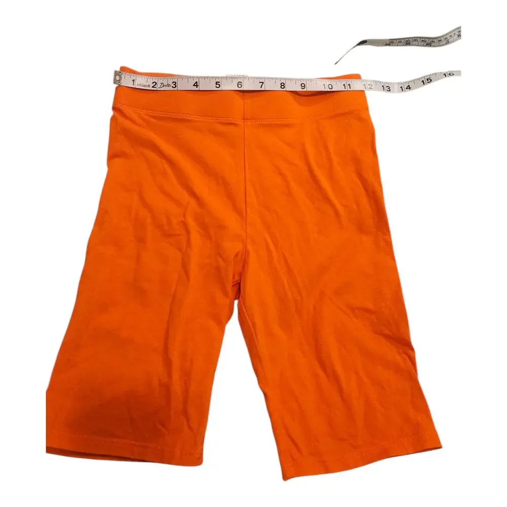Forever 21Women's Size Small Orange Biker Shorts